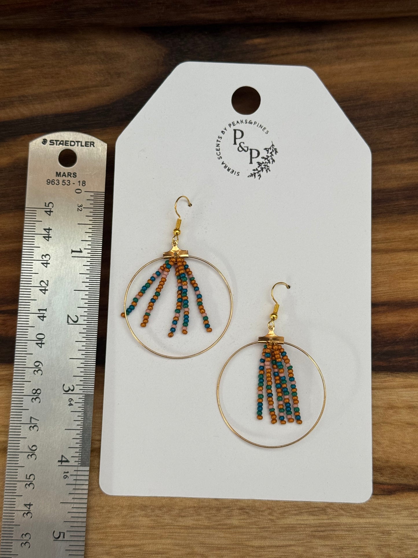 Earth-toned Gold Dangles
