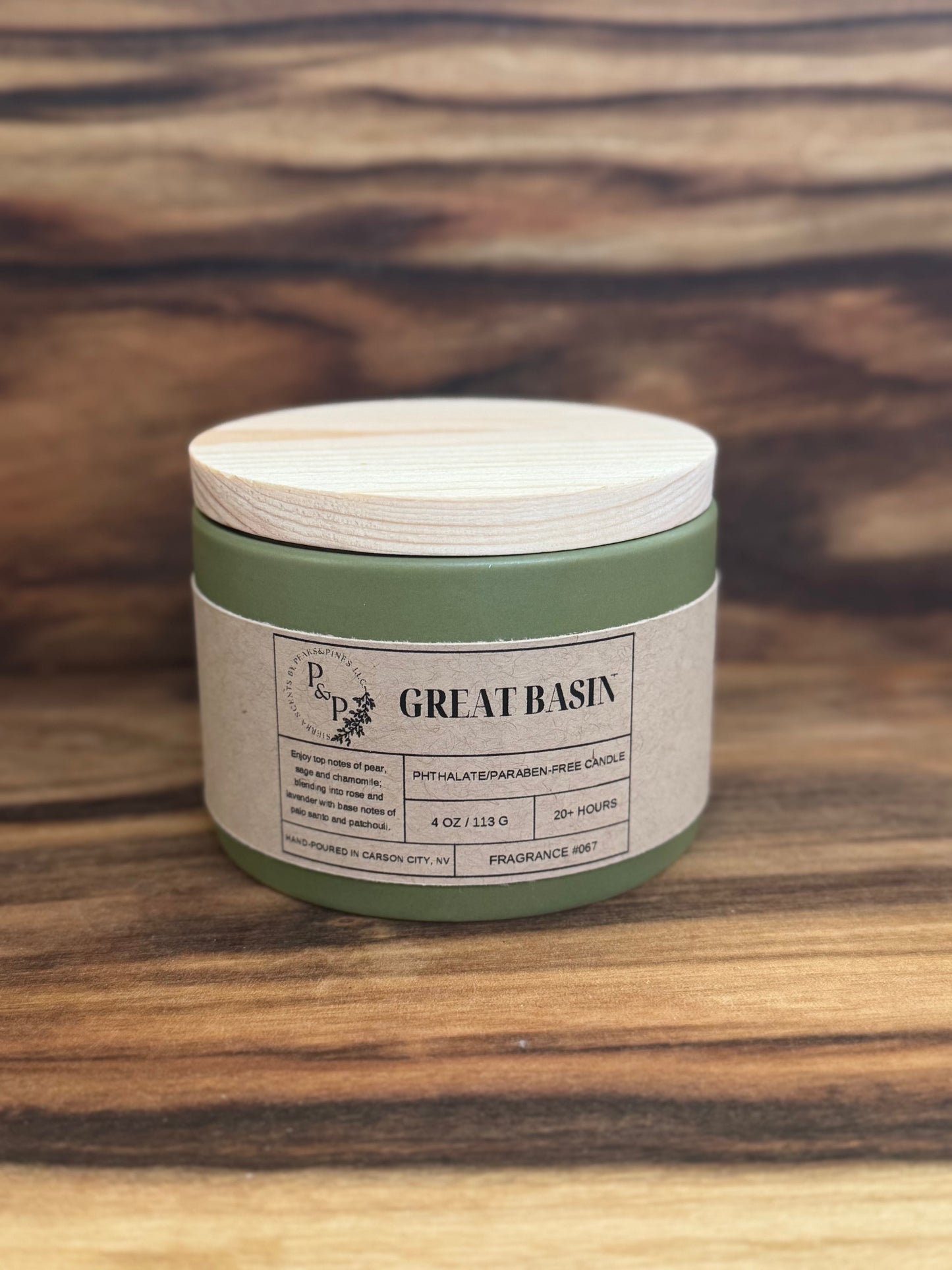 Great Basin 4 oz Ceramic Candle