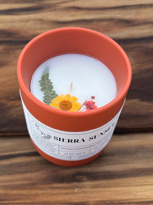Sierra Sunset 10 oz Ceramic Candle