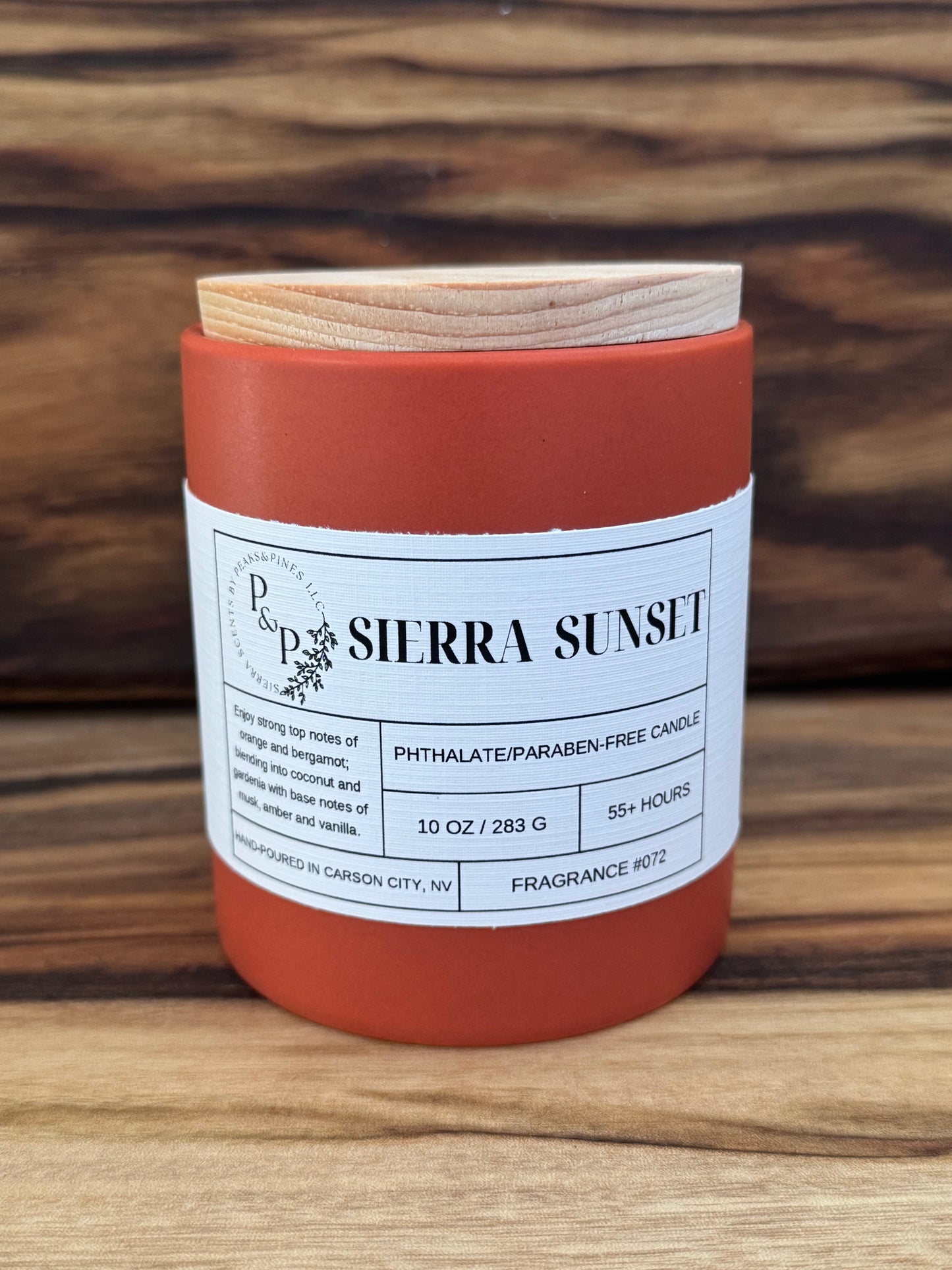 Sierra Sunset 10 oz Ceramic Candle